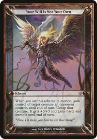 Your Will Is Not Your Own (Archenemy), Oversize Cards