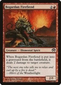Bogardan Firefiend, Planechase