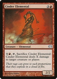 Cinder Elemental, Planechase