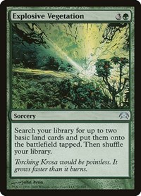 Explosive Vegetation, Planechase
