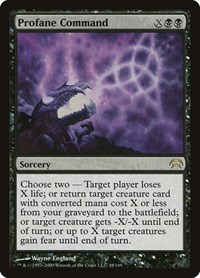 Profane Command, Planechase