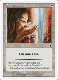 Sacred Nectar, Starter 1999