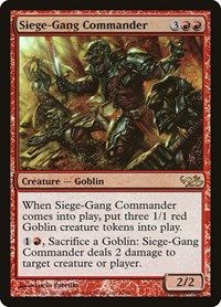 Siege-Gang Commander, Duel Decks: Elves vs. Goblins