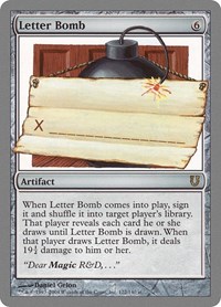 Letter Bomb, Unhinged