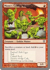 Mons's Goblin Waiters, Unhinged