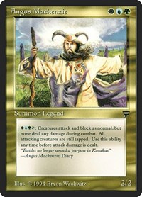 Angus Mackenzie, Legends