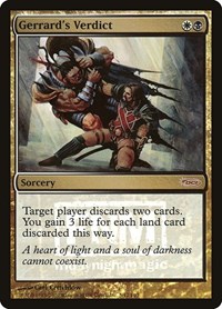 Gerrard's Verdict, FNM Promos