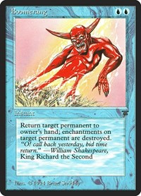 Boomerang, Legends