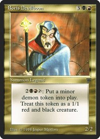 Boris Devilboon, Legends