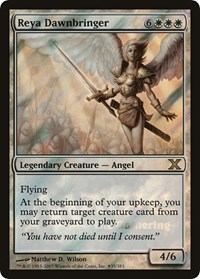Reya Dawnbringer, Game Day & Store Championship Promos