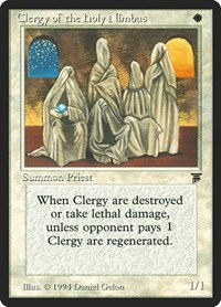 Clergy of the Holy Nimbus, Legends