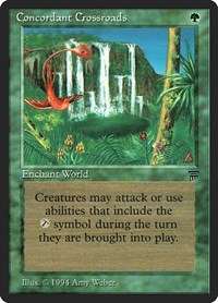 Concordant Crossroads, Legends