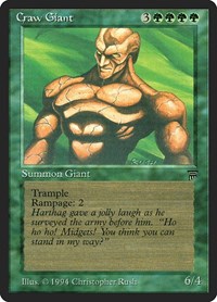 Craw Giant, Legends