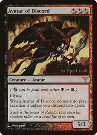Avatar of Discord, Prerelease Cards