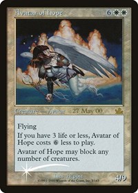 Avatar of Hope, Prerelease Cards