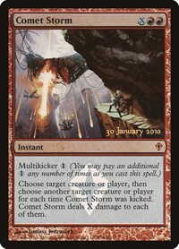 Comet Storm, Prerelease Cards