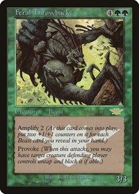 Feral Throwback, Prerelease Cards