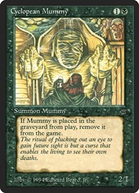 Cyclopean Mummy, Legends