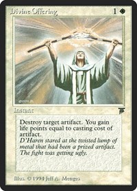 Divine Offering, Legends