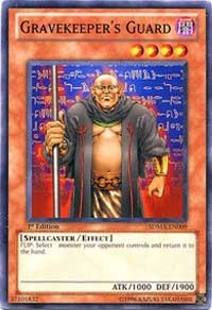 Gravekeeper's Guard, 1st-edition, front