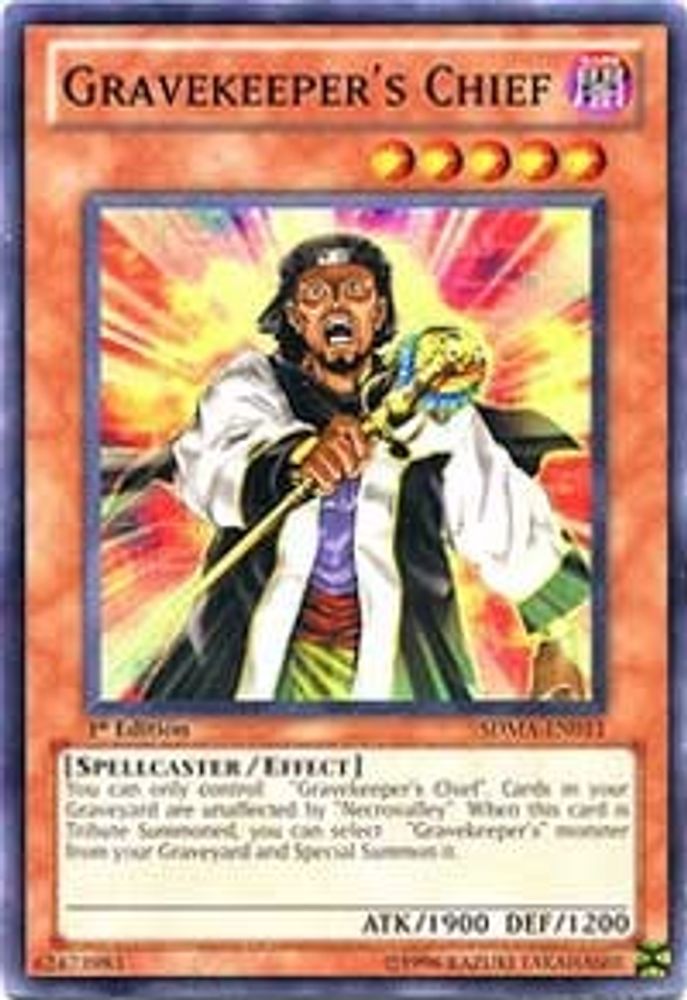 Gravekeeper's Chief, 1st-edition, front