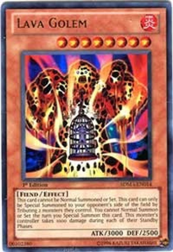 Lava Golem, 1st-edition, front