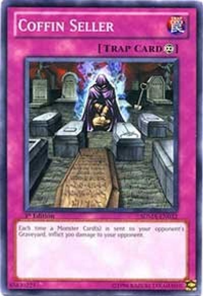Coffin Seller, 1st-edition, front