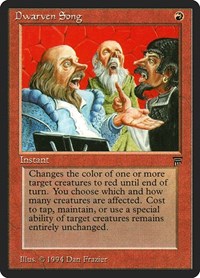 Dwarven Song, Legends