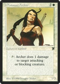 D'Avenant Archer, Legends