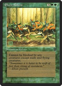 Elven Riders, Legends