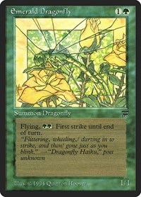 Emerald Dragonfly, Legends