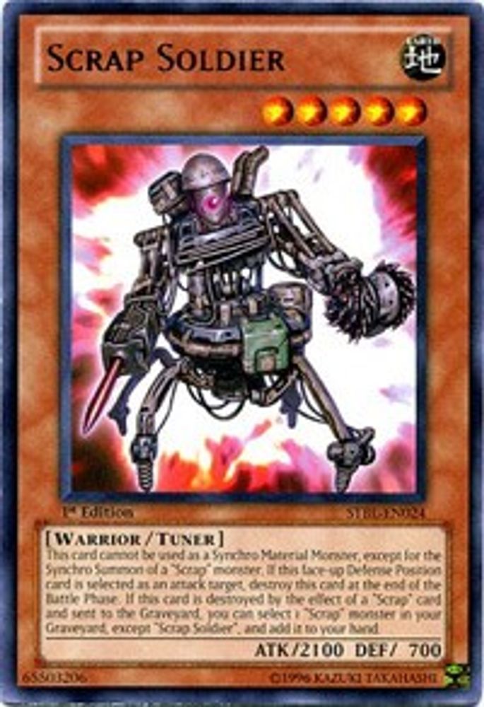 Scrap Soldier, 1st-edition, front