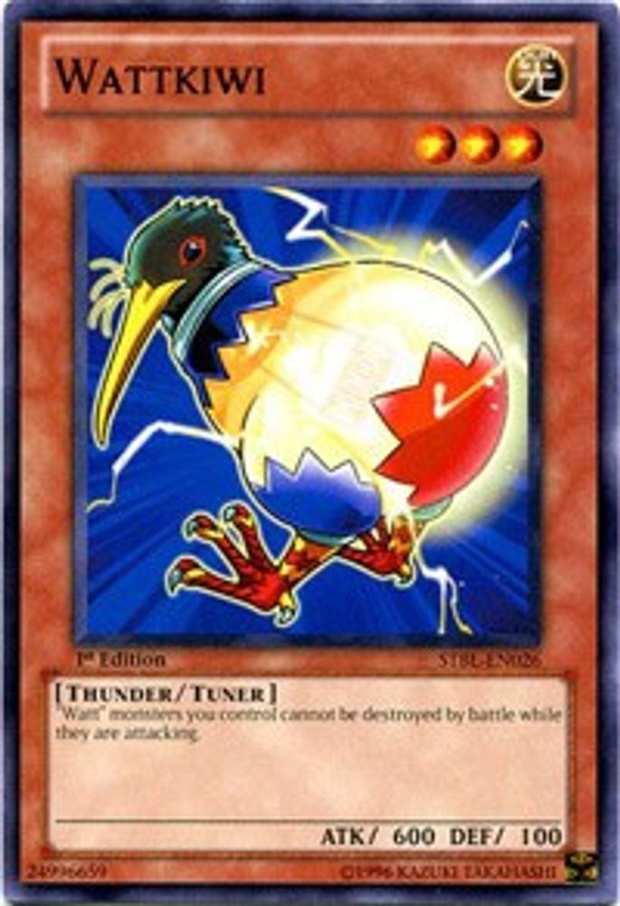 Wattkiwi, 1st-edition, front