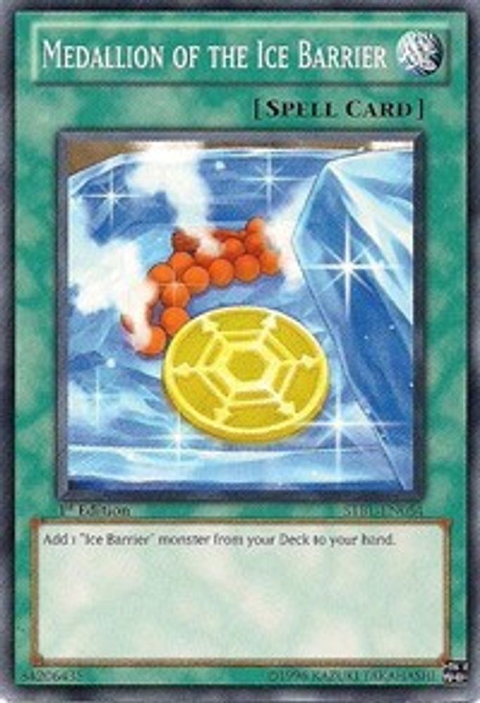 Medallion of the Ice Barrier, 1st-edition, front