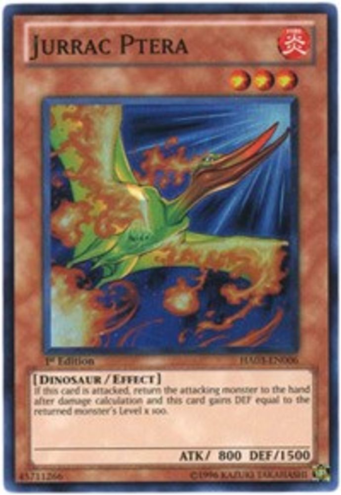 Jurrac Ptera, 1st-edition, front