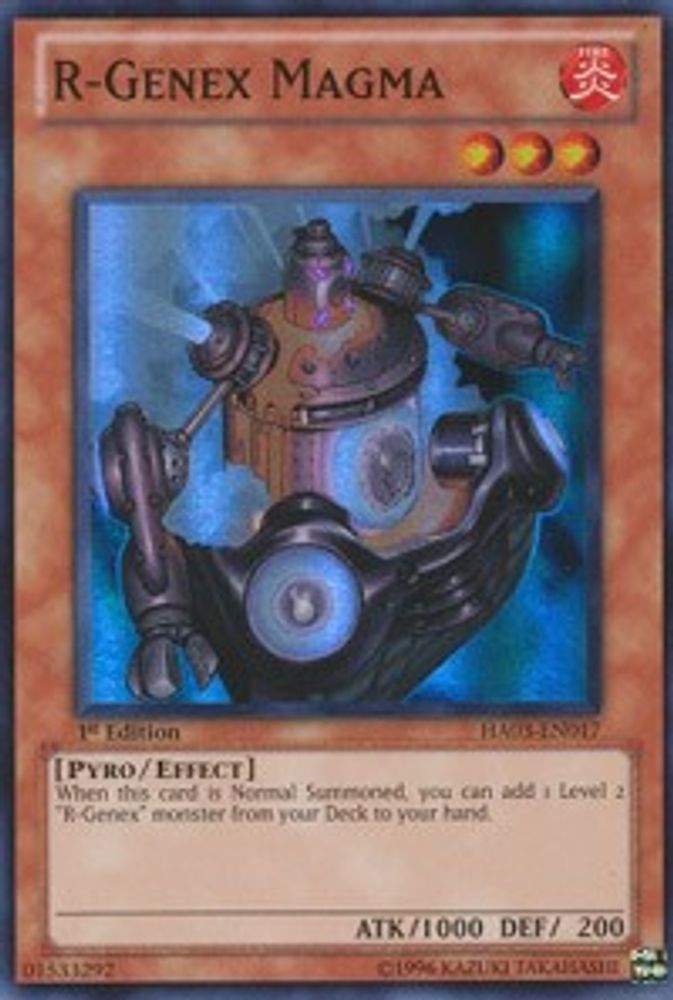 R-Genex Magma, 1st-edition, front