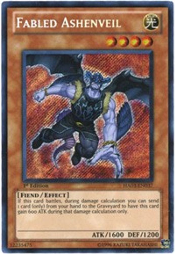 Fabled Ashenveil, 1st-edition, front