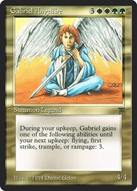 Gabriel Angelfire, Legends