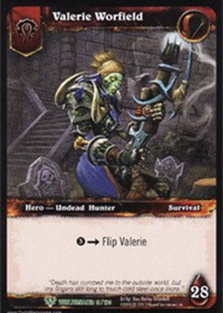 Valerie Worfield, Standard, front