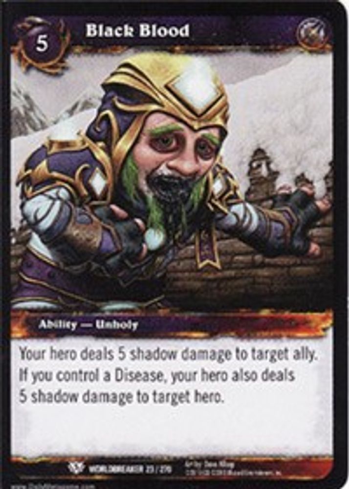 Black Blood, Standard, front