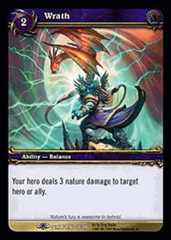 Wrath, Standard, front