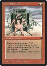 Giant Strength, Legends
