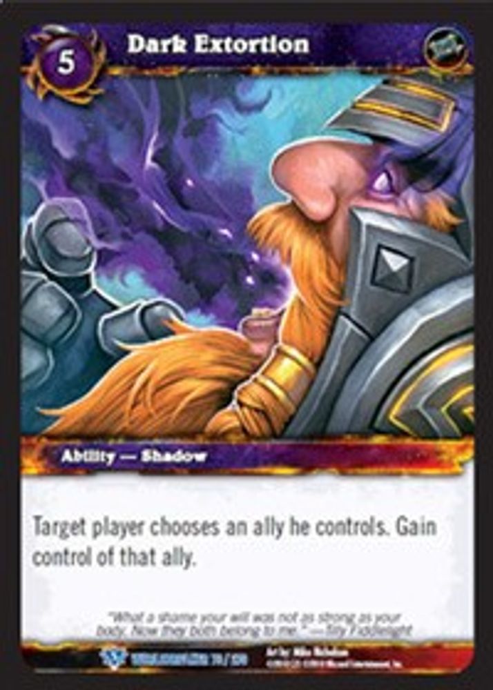 Dark Extortion, Standard, front