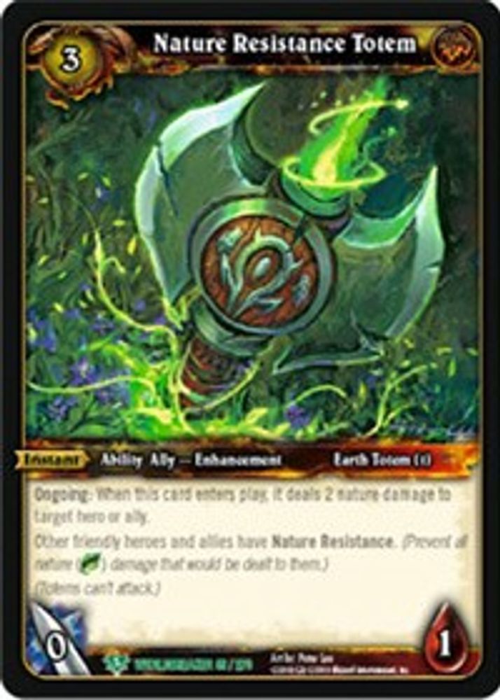 Nature Resistance Totem, Standard, front