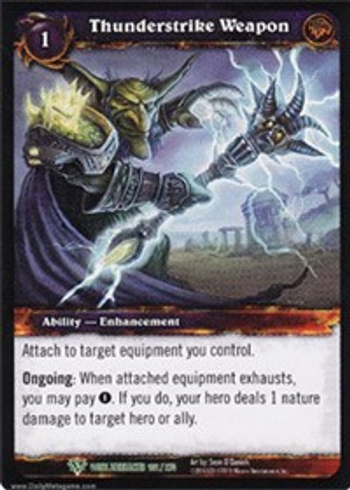 Thunderstrike Weapon, Standard, front