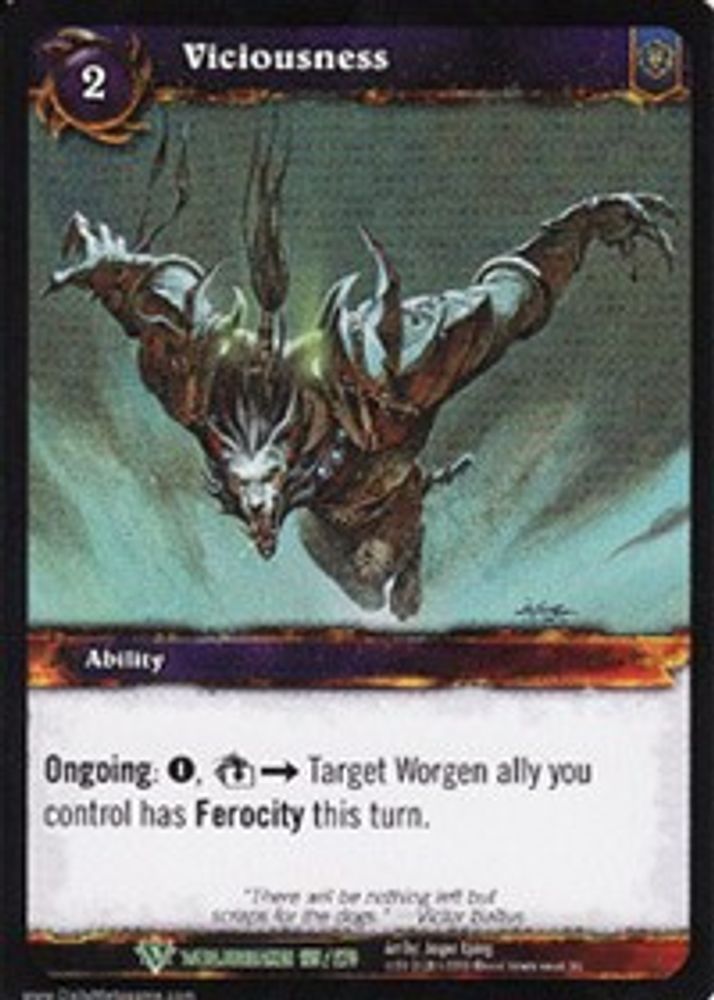 Viciousness, Standard, front