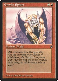 Gravity Sphere, Legends