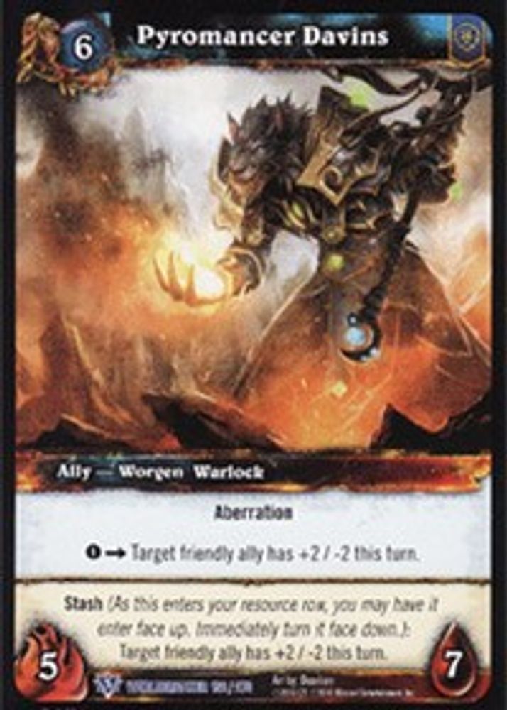 Pyromancer Davins, Standard, front