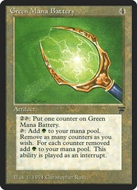 Green Mana Battery, Legends