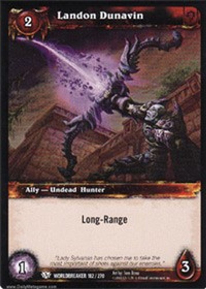Landon Dunavin, Standard, front